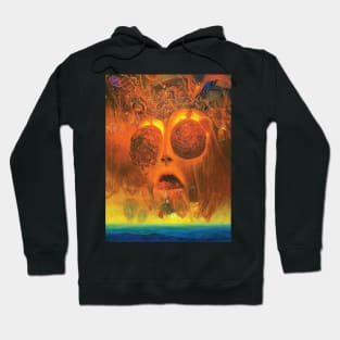 zdzislaw beksinski - Untitled (red Organism) by Zdzisław Beksiński Hoodie